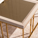 Lfr-Crma201-141 Aico Furniture Carmela Carmela Cocktail Table Shimmer Ivory - Furniture Now (CA)