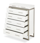AICO Marquee Chest in Cloud White - Furniture Now (CA)
