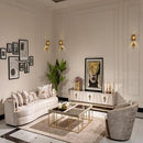 AICO Carmela Cocktail Table in Shimmer Ivory - Furniture Now (CA)