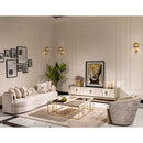 Lfr-Crma201-141 Aico Furniture Carmela Carmela Cocktail Table Shimmer Ivory - Furniture Now (CA)