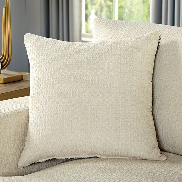 Kaylee U-Sectional w/ Left Chaise + Ottoman Beige