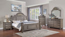Syracuse Bed Cherry & Grey