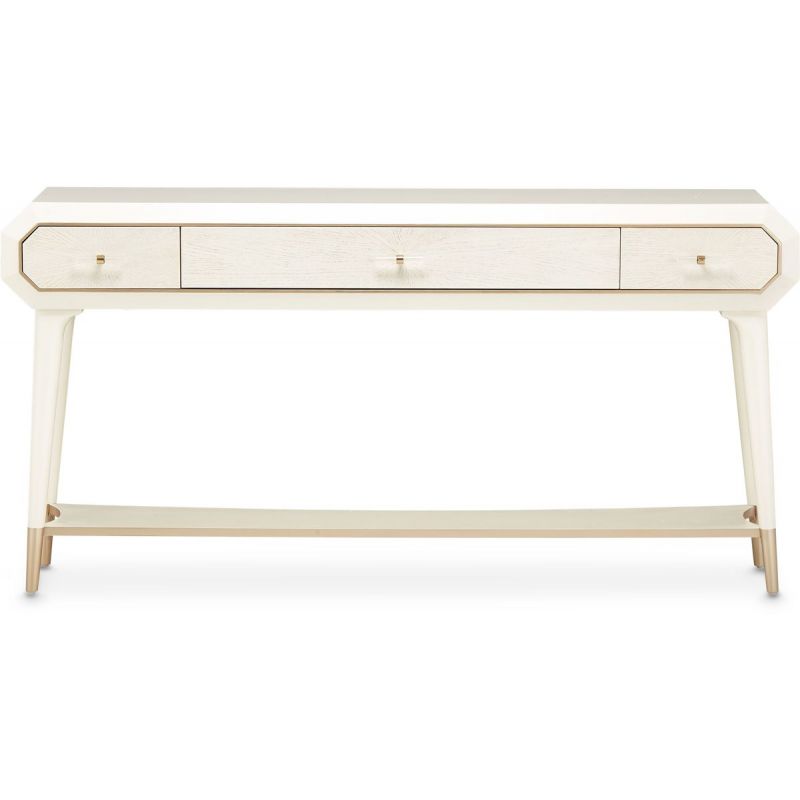 AICO La Rachelle Console Table in Medium Champagne image
