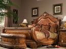 AICO Cortina King Sleigh Bed in Honey Walnut - Furniture Now (CA)