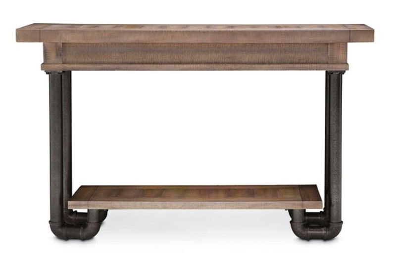 Aico Crossings Console Table in Reclaimed Barn - Furniture Now (CA)