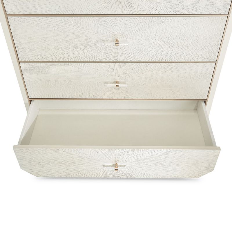 AICO La Rachelle Drawer Chest in Medium Champagne - Furniture Now (CA)
