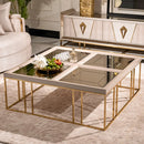 Lfr-Crma201-141 Aico Furniture Carmela Carmela Cocktail Table Shimmer Ivory - Furniture Now (CA)