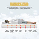 Artemisia 8" Memory Foam Mattress White
