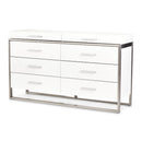 AICO Marquee Dresser in Cloud White image