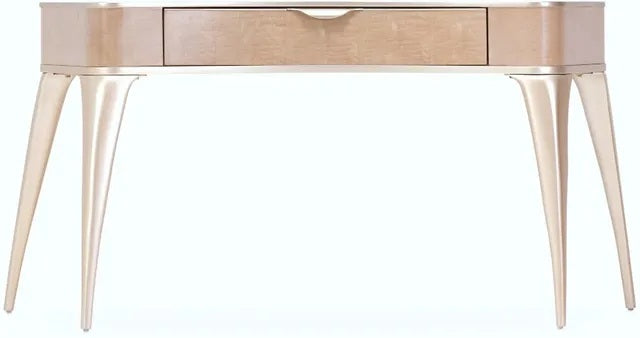 AICO Malibu Crest Vanity/Writing Desk in Blush - Furniture Now (CA)