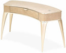 AICO Malibu Crest Vanity/Writing Desk in Blush - Furniture Now (CA)
