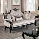 Acapulco White & Espresso Sofa