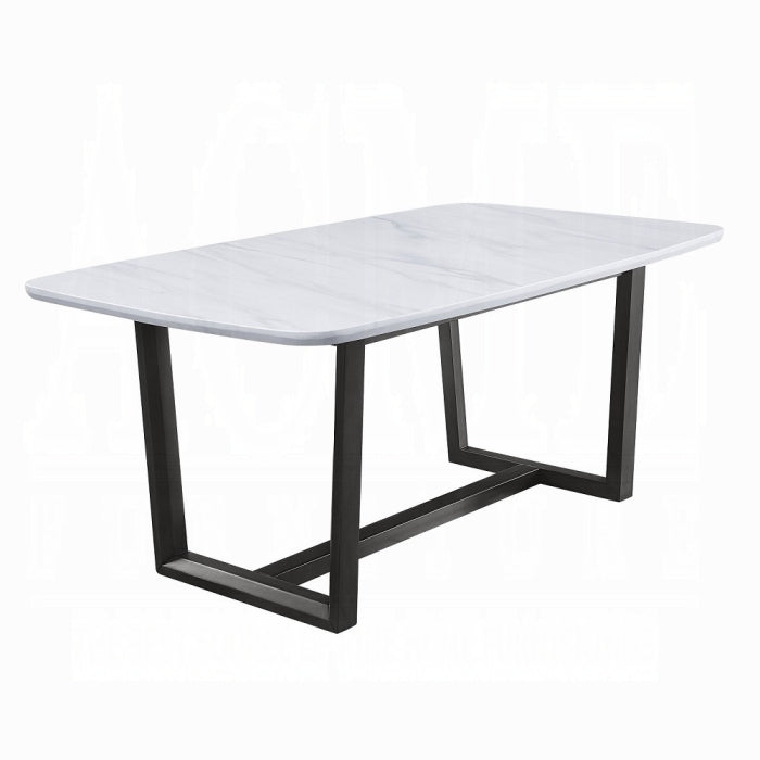 Madan Dining Table With Marble Top - Furniture Now (CA)