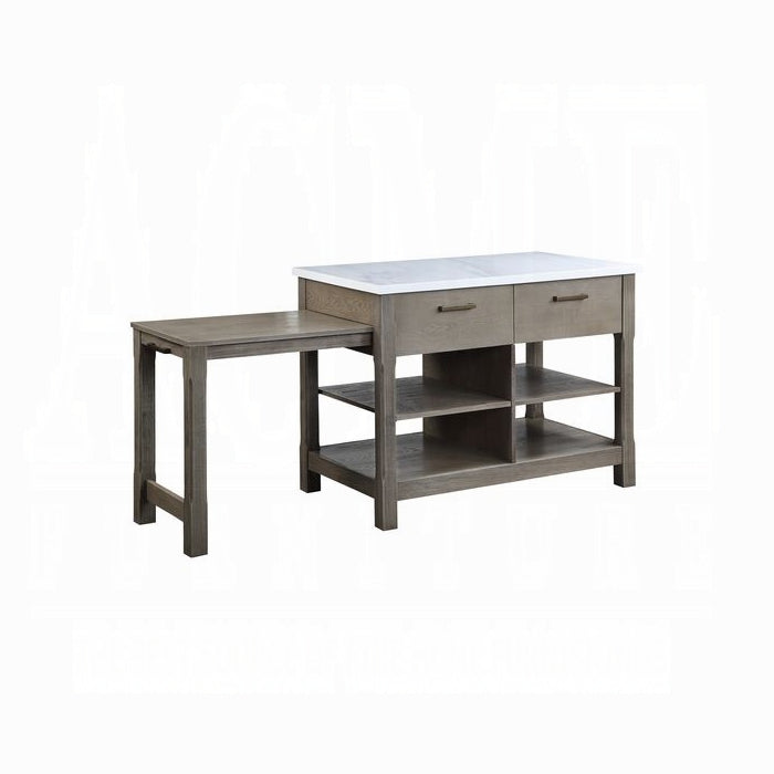 Feivel Kitchen Island With Pull Out Table - Furniture Now (CA)