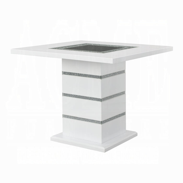 Elizaveta Counter Height Table With Pedestal Base - Furniture Now (CA)