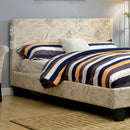 Evans E.King & Cal.King Bed Espressso, White, & Camel