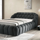 Newquay E.King & Queen Bed White, Grey, & Black