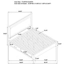 Kenora Panel Platform Storage Bed with LED Lighting