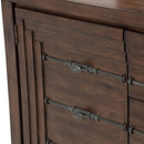 Aico Carrollton Sideboard in Rustic Ranch - Furniture Now (CA)