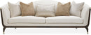 AICO Paris Chic Sofa Cremini in Espresso - Furniture Now (CA)