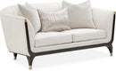 AICO Paris Chic Loveseat Cremini in Espresso - Furniture Now (CA)