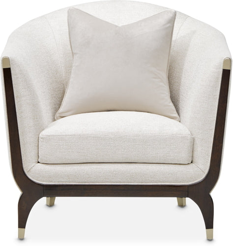 AICO Paris Chic Matching Chair Cremini in Espresso - Furniture Now (CA)