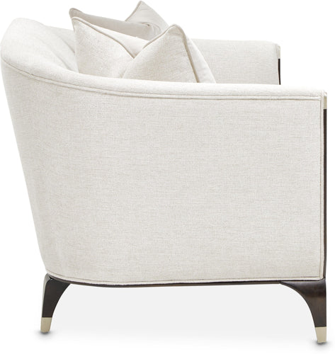 AICO Paris Chic Loveseat Cremini in Espresso - Furniture Now (CA)