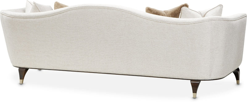 AICO Paris Chic Sofa Cremini in Espresso - Furniture Now (CA)