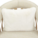 AICO La Rachelle Flame Chair Gold Rush in Medium Champagne - Furniture Now (CA)