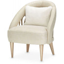 AICO La Rachelle Flame Chair Gold Rush in Medium Champagne - Furniture Now (CA)