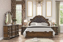Leovanni 4 Pc Queen Bedroom Set Brown