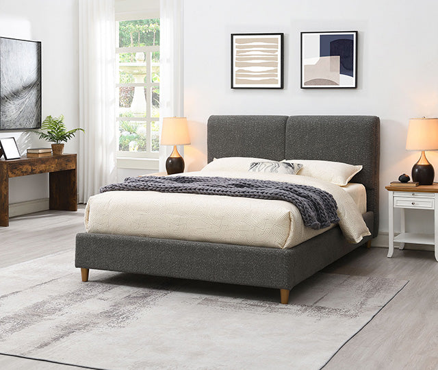 Stavern Bed Black & Grey