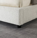 Vertham E.King, Full, & Queen Bed White & Black