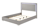 Sinistra E.King & Queen Bed White, Black & Beige