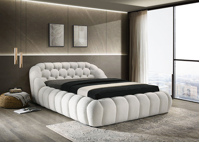 Newquay Bed Black, White, & Gray