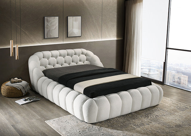 Newquay Bed Black, White, & Gray