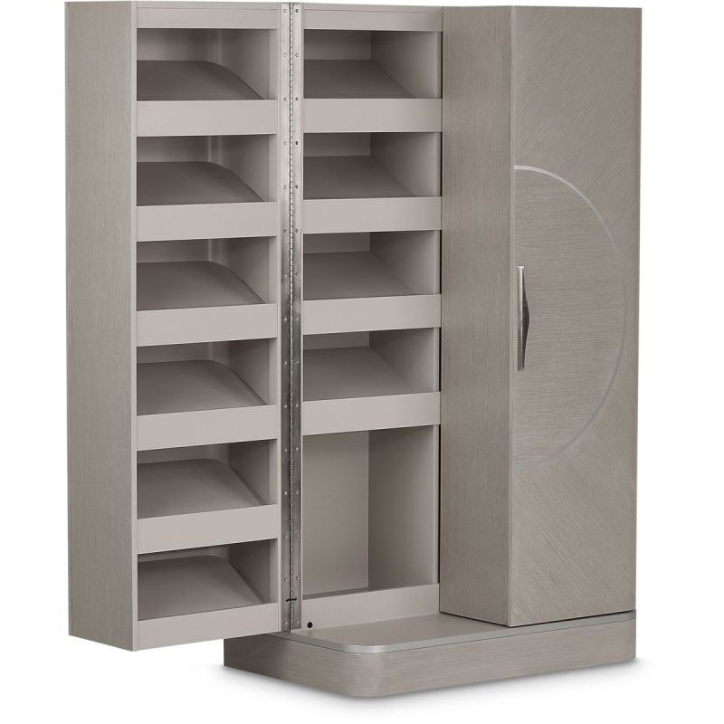 AICO Eclipse Footwear Cabinet in Moonlight - Furniture Now (CA)
