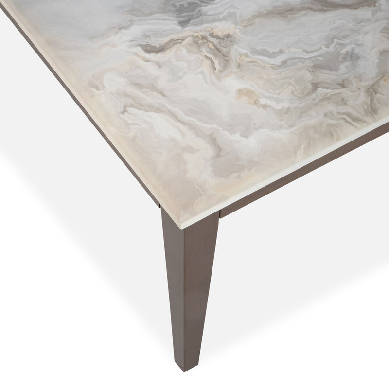 AICO Balboa Rectangular Cocktail Table in Warm Walnut - Furniture Now (CA)