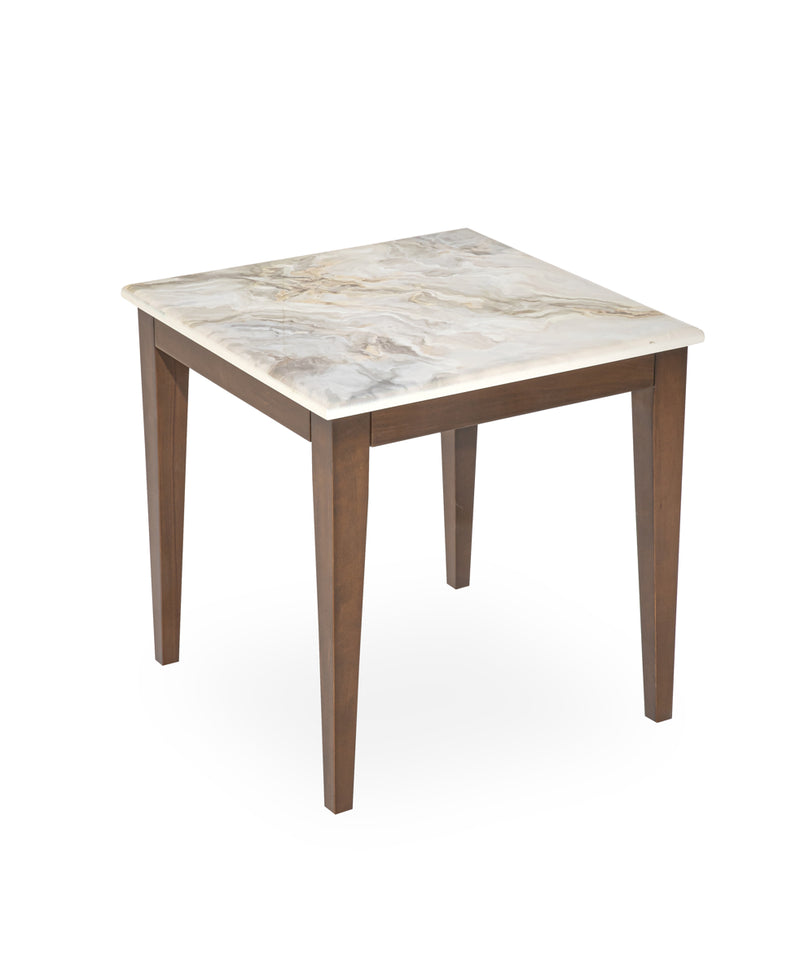 AICO Balboa End Table in Warm Walnut - Furniture Now (CA)