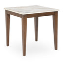 AICO Balboa End Table in Warm Walnut - Furniture Now (CA)