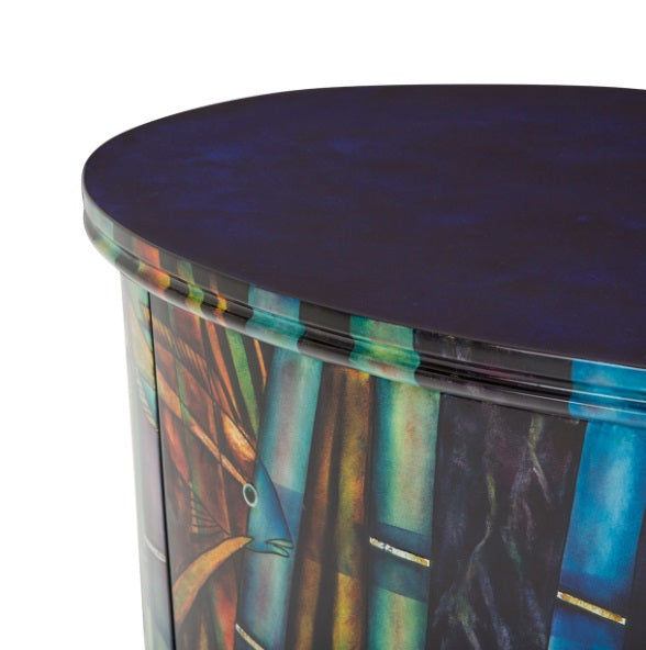 AICO Furniture Illusions 3 Drawers Oval Cabinet - Furniture Now (CA)