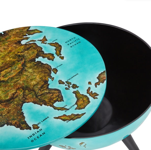 AICO Furniture Illusions Accent Map Table - Furniture Now (CA)