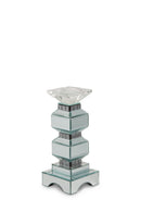 AICO Montreal 2-Tier Mirrored Candle Holder w/Crystal Accents (2/pack) - Furniture Now (CA)