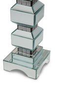 AICO Montreal 2-Tier Mirrored Candle Holder w/Crystal Accents (2/pack) - Furniture Now (CA)