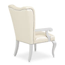 AICO Hollywood Swank Desk Chair in Creamy Pearl - Furniture Now (CA)