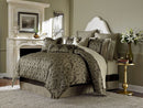 AICO Imperial 9-pc Queen Comforter Set in Bronze - Furniture Now (CA)