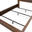 AICO Brooklyn Walk Queen Channel Tufted Panel Bed in Burnt Umber - Furniture Now (CA)