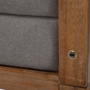 AICO Brooklyn Walk Queen Channel Tufted Panel Bed in Burnt Umber - Furniture Now (CA)