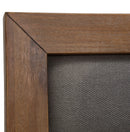 AICO Brooklyn Walk King Channel Tufted Panel Bed in Burnt Umber - Furniture Now (CA)