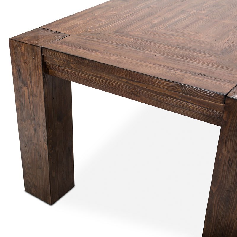 Aico Carrollton Rectangular Dining Table in Rustic Ranch - Furniture Now (CA)